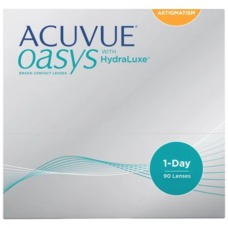 1-Day Acuvue Oasys w/Hydraluxe for Astigmatism 90PK